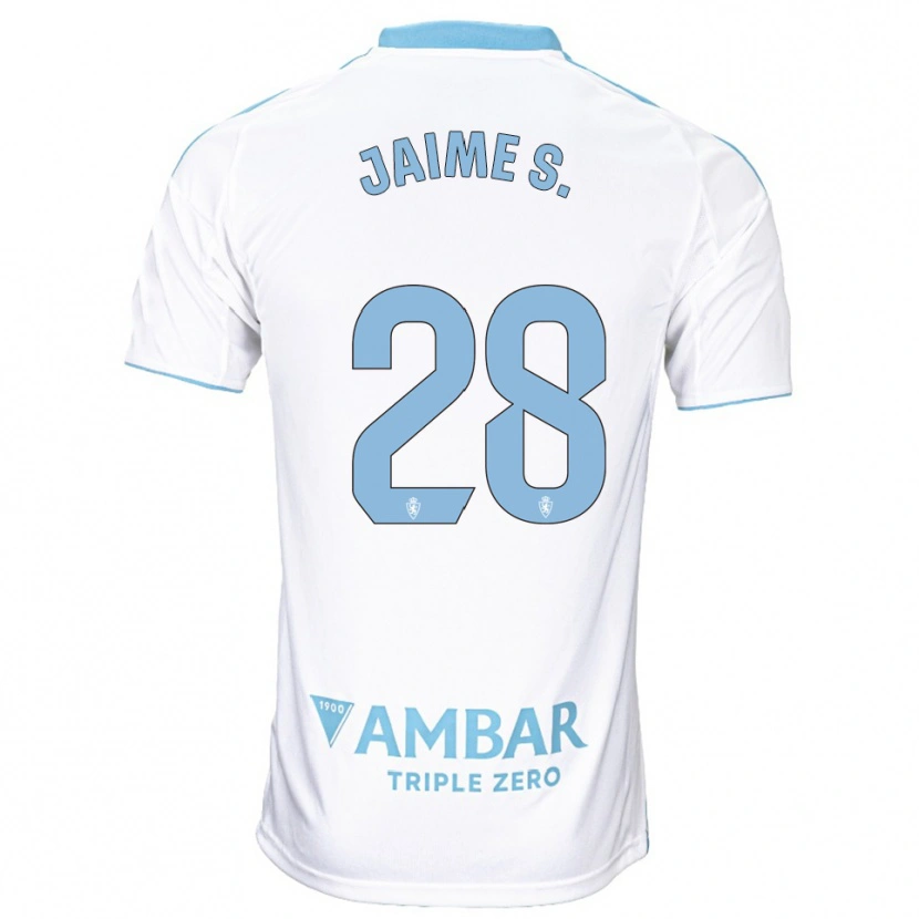 DanxenキッズJaime Sánchez#28白空色ホームシャツ2025/26ジャージーユニフォーム
