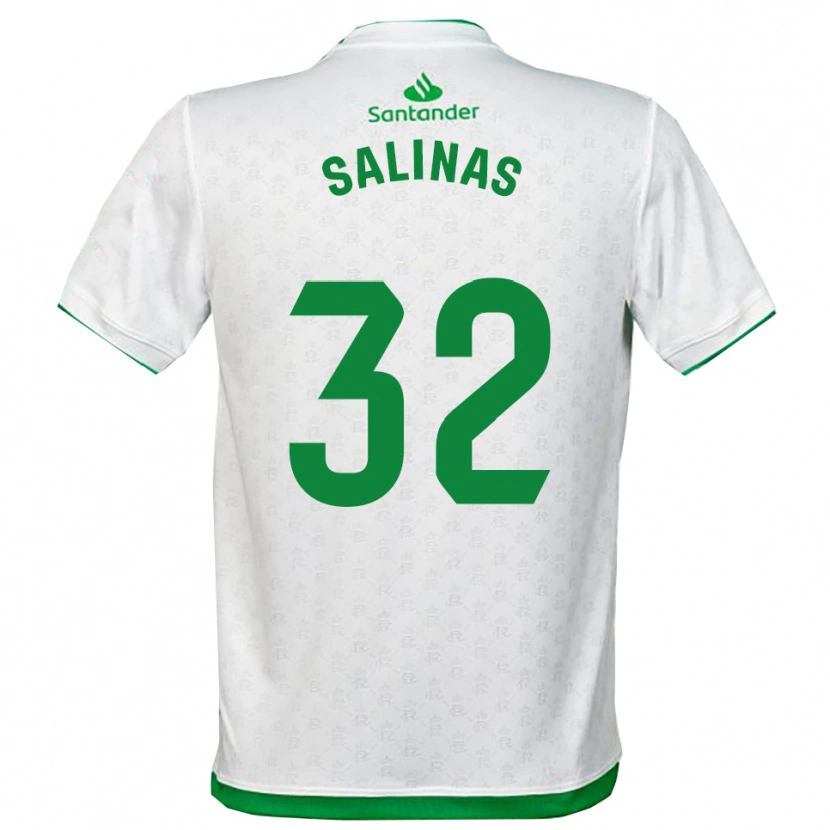 DanxenキッズJorge Salinas#32緑白ホームシャツ2025/26ジャージーユニフォーム