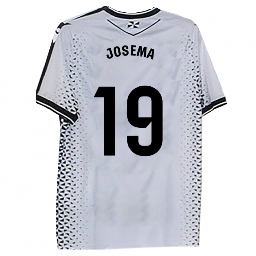 DanxenキッズJosema#19白黒ホームシャツ2025/26ジャージーユニフォーム