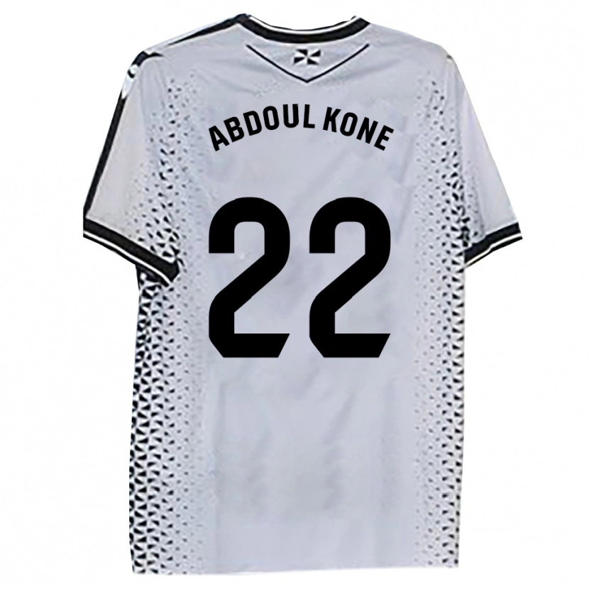 DanxenキッズKialy Abdoul Kone#22白黒ホームシャツ2025/26ジャージーユニフォーム