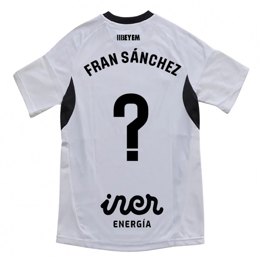 DanxenキッズFran Sánchez#0白紫ホームシャツ2025/26ジャージーユニフォーム