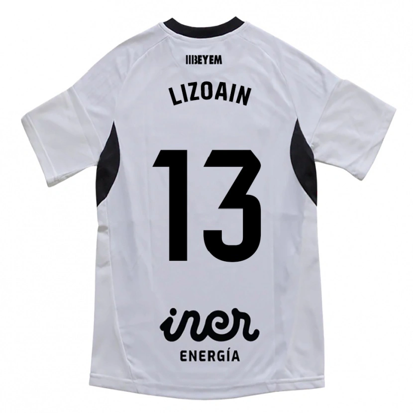 DanxenキッズRaúl Lizoain#13白紫ホームシャツ2025/26ジャージーユニフォーム