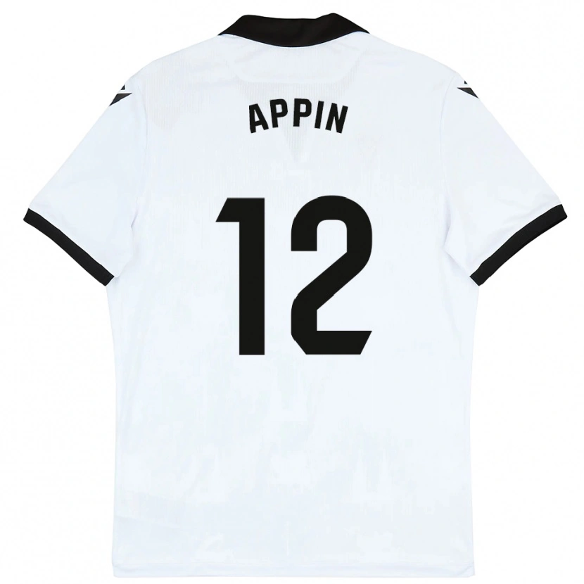 DanxenキッズKévin Appin#12白黒ホームシャツ2025/26ジャージーユニフォーム