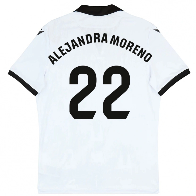 DanxenキッズAlejandra Moreno#22白黒ホームシャツ2025/26ジャージーユニフォーム