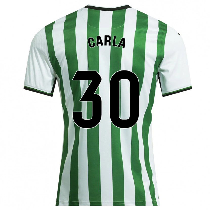 DanxenキッズCarla Rojas Noguera#30白緑ホームシャツ2025/26ジャージーユニフォーム