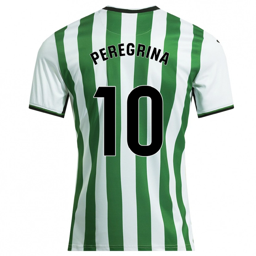 DanxenキッズMario Peregrina#10白緑ホームシャツ2025/26ジャージーユニフォーム