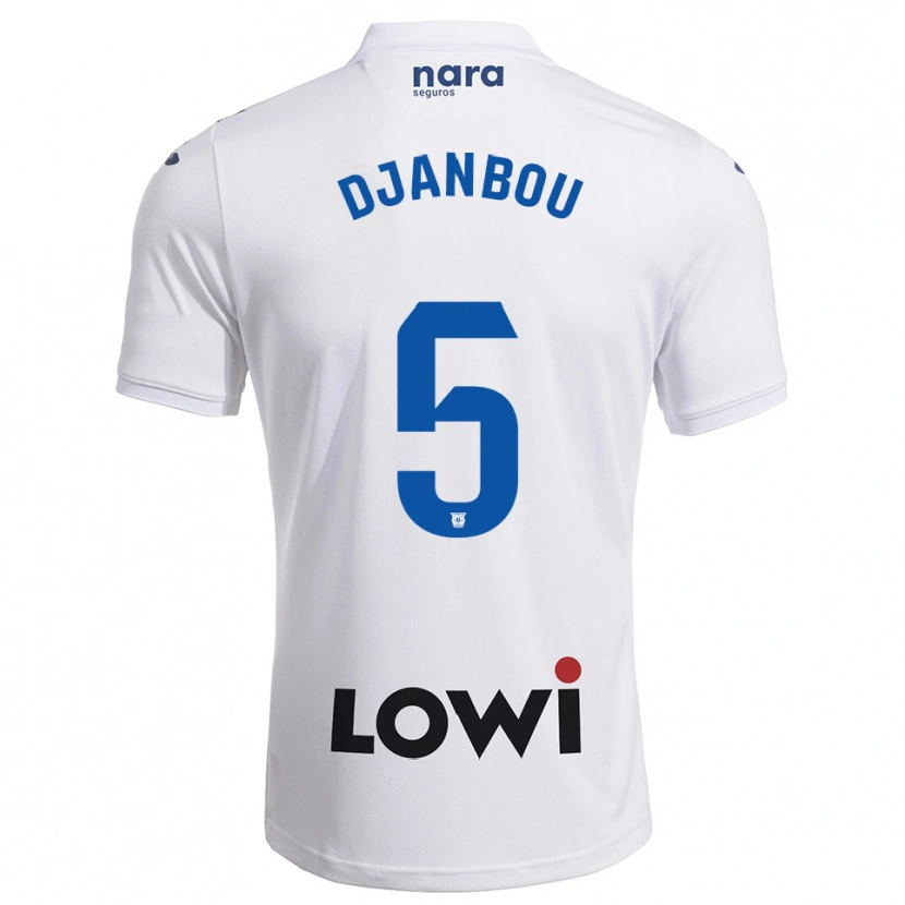 DanxenキッズSekou Djanbou#5白紺ホームシャツ2025/26ジャージーユニフォーム