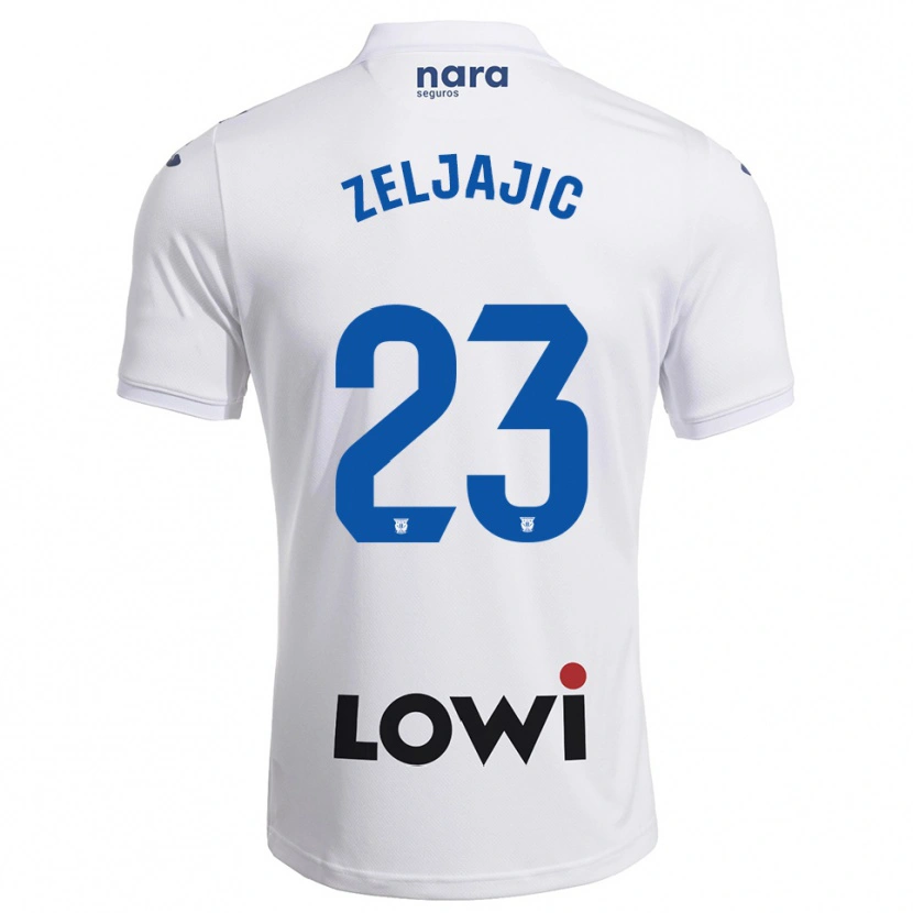 DanxenキッズStanislav Zeljajic#23白紺ホームシャツ2025/26ジャージーユニフォーム