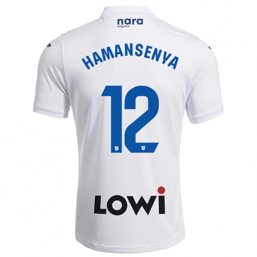 DanxenキッズDavid Hamansenya#12白紺ホームシャツ2025/26ジャージーユニフォーム