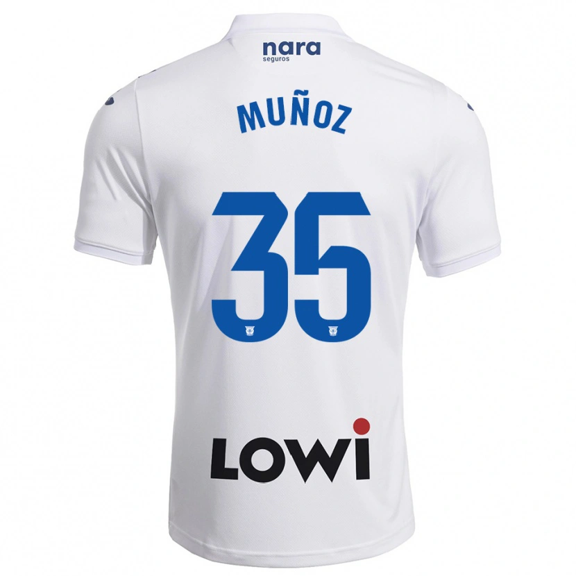 DanxenキッズCarlos Muñoz#35白紺ホームシャツ2025/26ジャージーユニフォーム