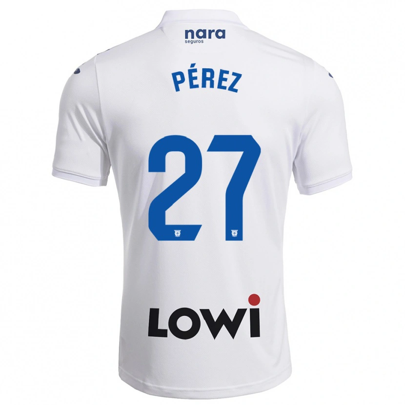 DanxenキッズNoé Pérez#27白紺ホームシャツ2025/26ジャージーユニフォーム