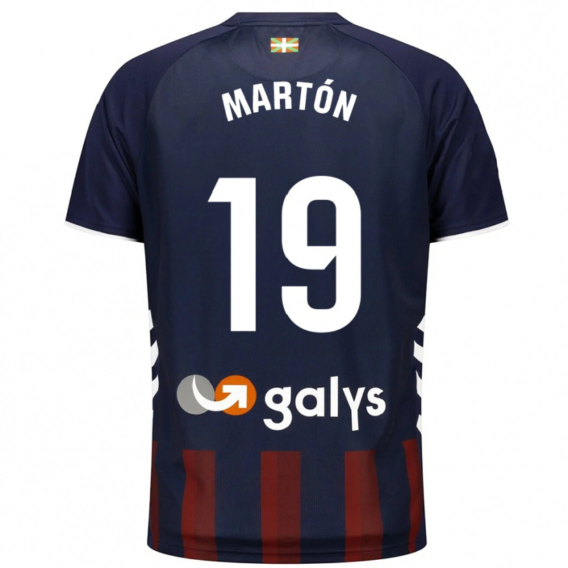 Danxenキッズハビエル・マルトン#19紺赤ホームシャツ2025/26ジャージーユニフォーム