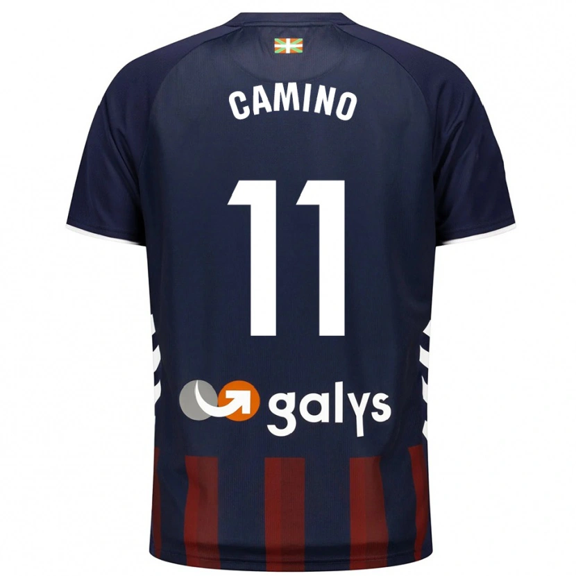 Danxenキッズラウラ・カミーノ・フェルナンデス#11紺赤ホームシャツ2025/26ジャージーユニフォーム