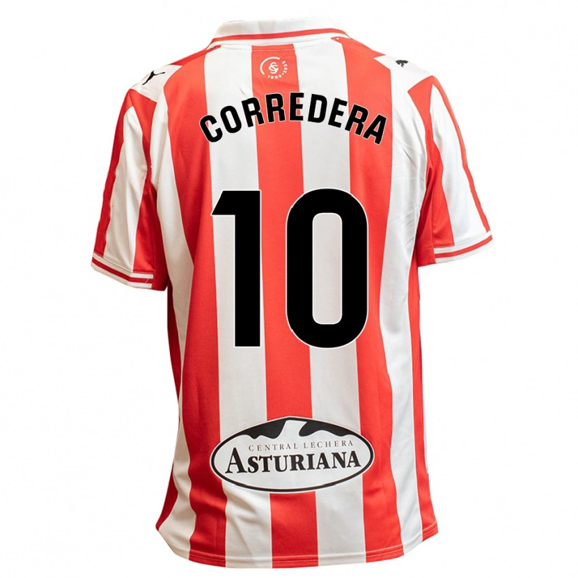 DanxenキッズÀlex Corredera#10白赤ホームシャツ2025/26ジャージーユニフォーム
