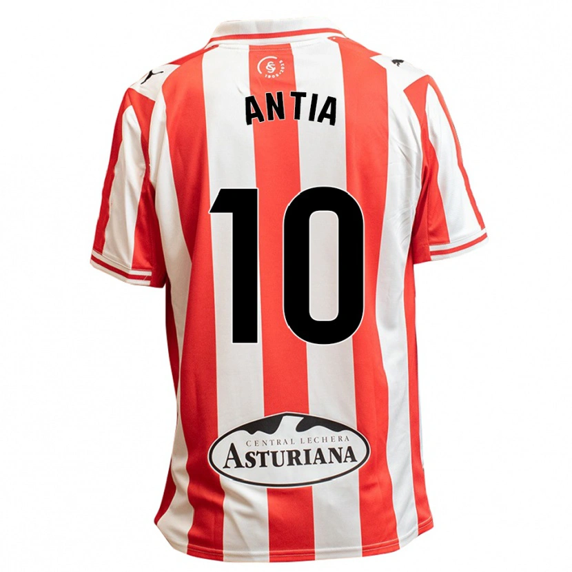 DanxenキッズAntia Mayo Fraga#10白赤ホームシャツ2025/26ジャージーユニフォーム