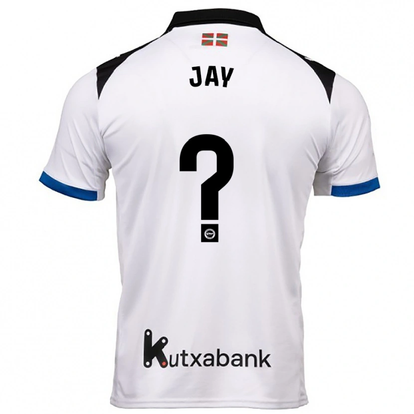 DanxenキッズAlejandro Jay#0白青アウェイシャツ2025/26ジャージーユニフォーム