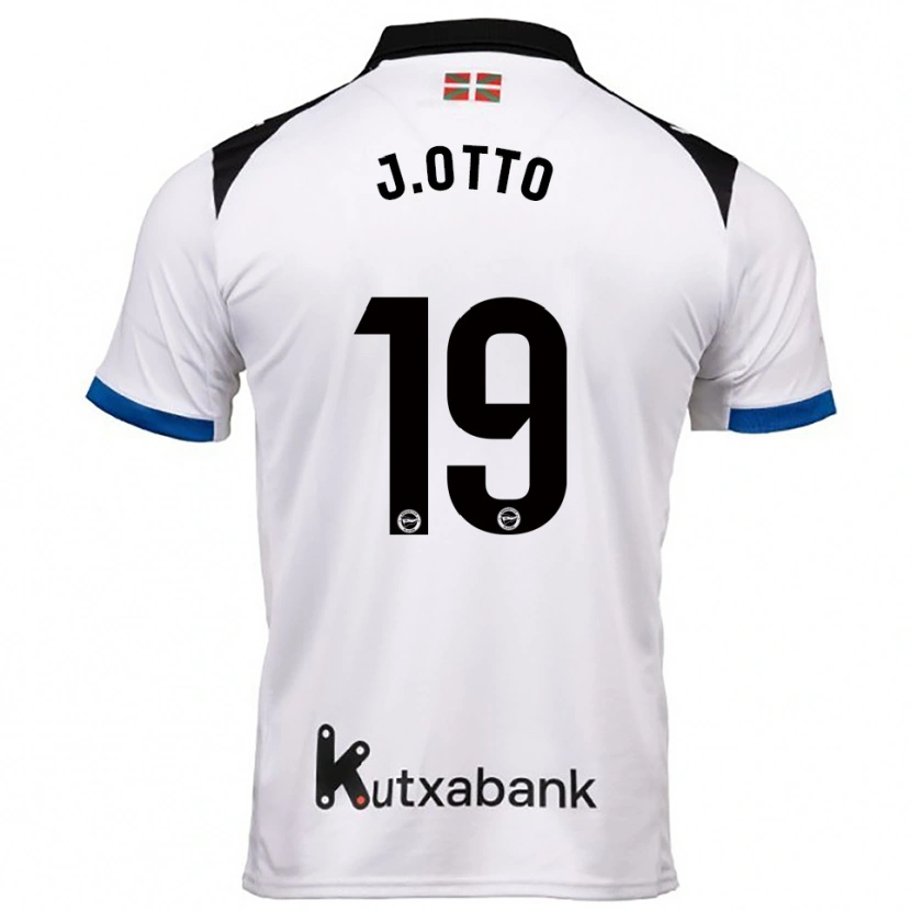 Danxenキッズジョニー#19白青アウェイシャツ2025/26ジャージーユニフォーム
