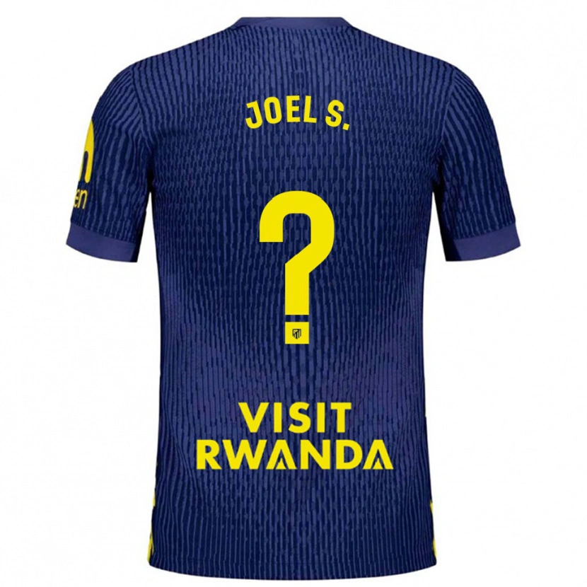 Danxenキッズジョエル・サンチェス#0紺黄アウェイシャツ2025/26ジャージーユニフォーム