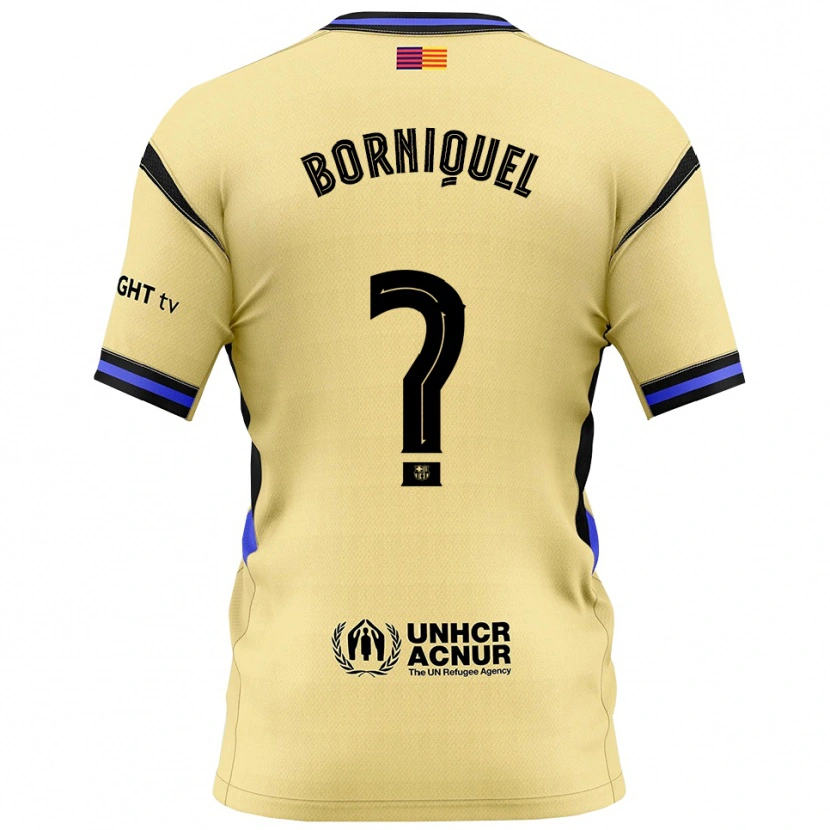DanxenキッズSamu Borniquel#0黄黒アウェイシャツ2025/26ジャージーユニフォーム
