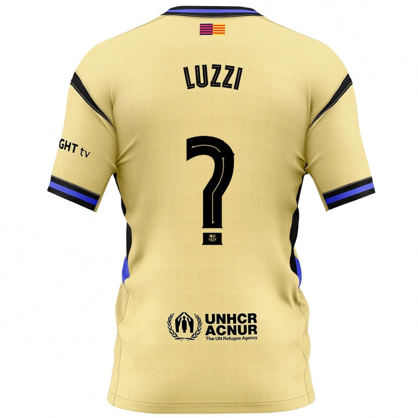 Danxenキッズファビアン・ルッツィ#0黄黒アウェイシャツ2025/26ジャージーユニフォーム