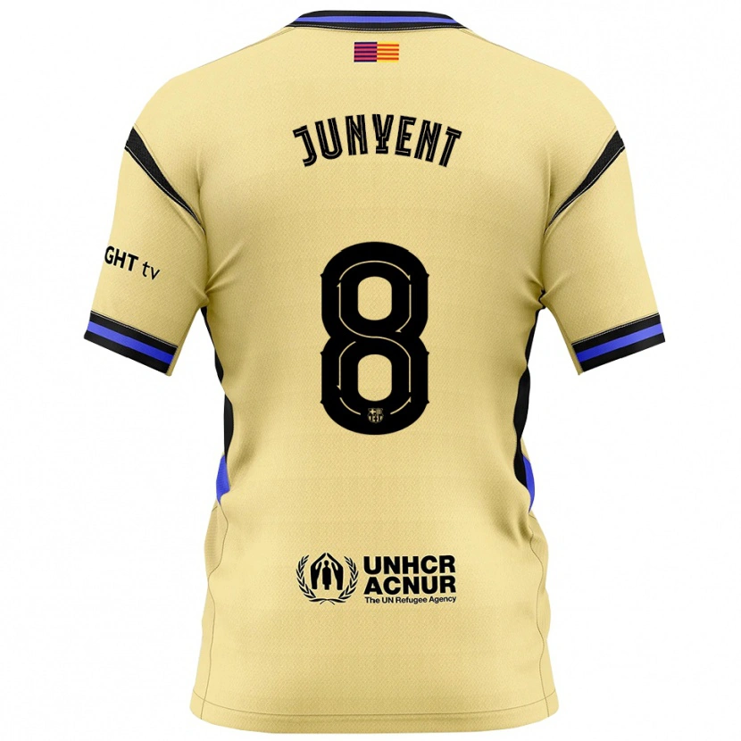 Danxenキッズクイム・ジュニエント#8黄黒アウェイシャツ2025/26ジャージーユニフォーム