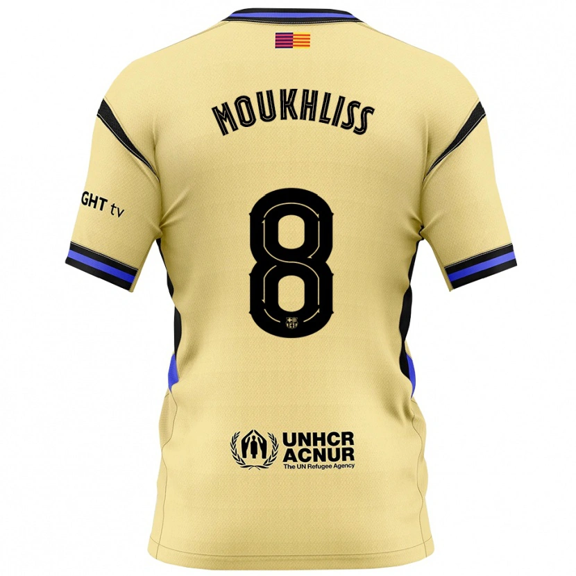 Danxenキッズモハ・ムークリス#8黄黒アウェイシャツ2025/26ジャージーユニフォーム