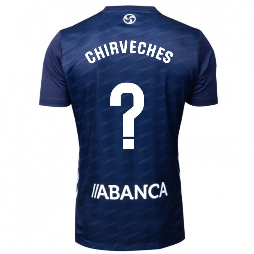 DanxenキッズRaúl Chirveches#0紺白アウェイシャツ2025/26ジャージーユニフォーム
