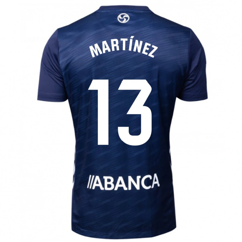 DanxenキッズNaiara Martínez#13紺白アウェイシャツ2025/26ジャージーユニフォーム