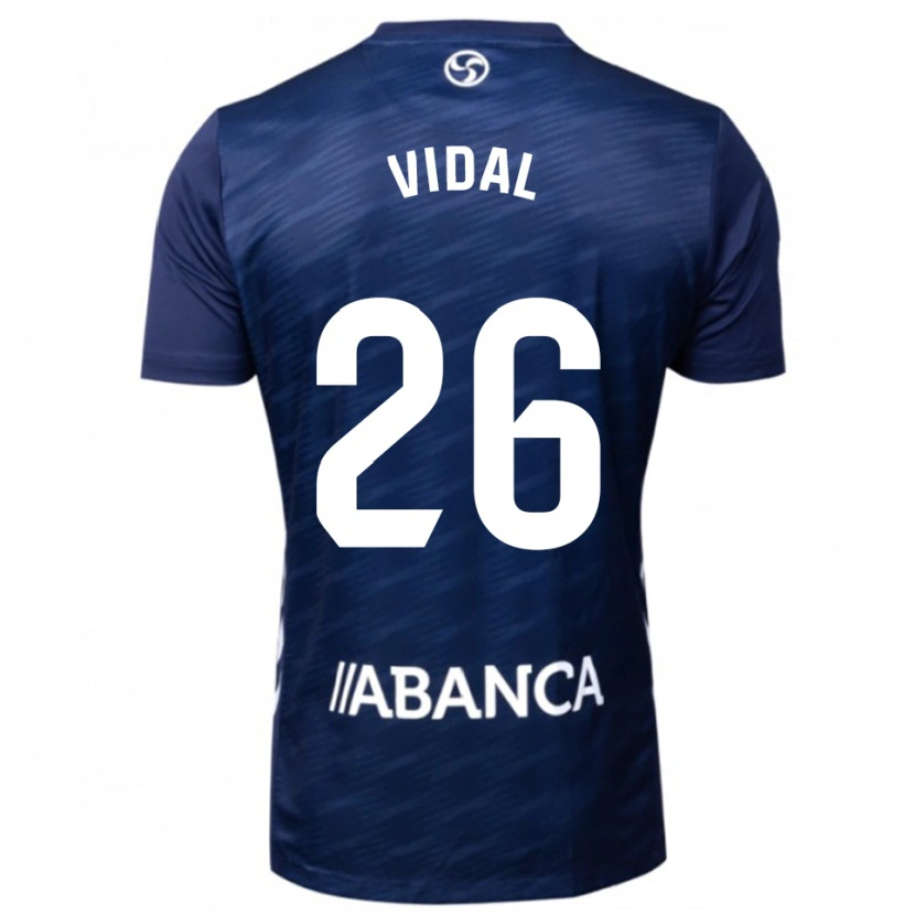 DanxenキッズMarc Vidal#26紺白アウェイシャツ2025/26ジャージーユニフォーム
