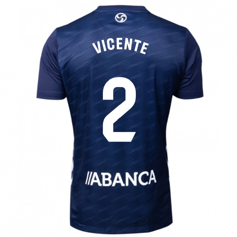 DanxenキッズVicente#2紺白アウェイシャツ2025/26ジャージーユニフォーム