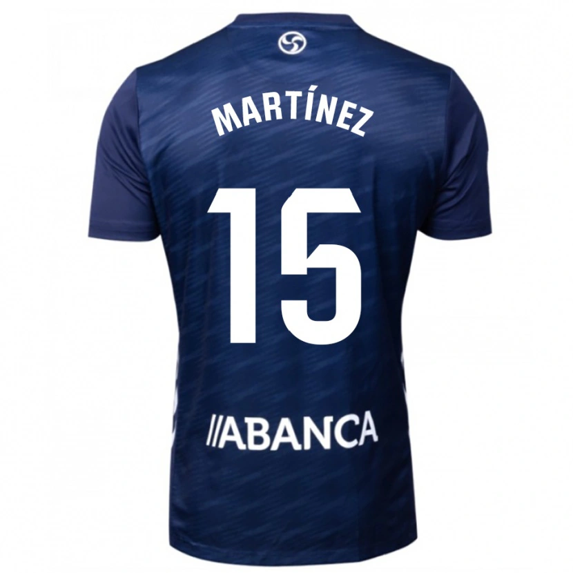 DanxenキッズFer Martínez#15紺白アウェイシャツ2025/26ジャージーユニフォーム