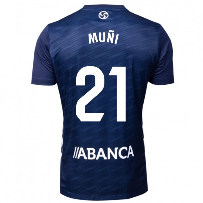 DanxenキッズSara Álvarez Muñi#21紺白アウェイシャツ2025/26ジャージーユニフォーム