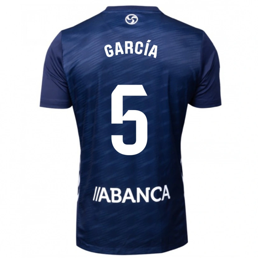DanxenキッズNoa García#5紺白アウェイシャツ2025/26ジャージーユニフォーム