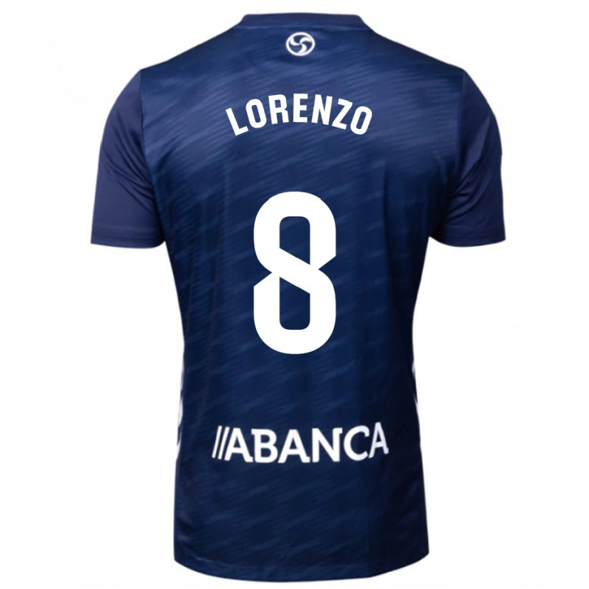DanxenキッズPaula Lorenzo#8紺白アウェイシャツ2025/26ジャージーユニフォーム
