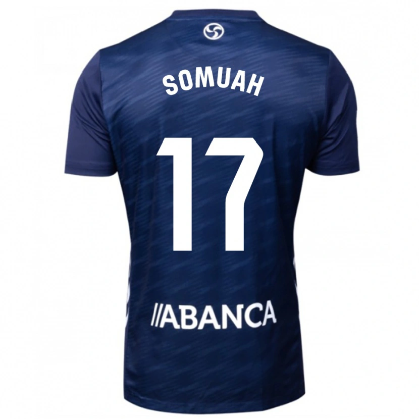 DanxenキッズBernard Somuah#17紺白アウェイシャツ2025/26ジャージーユニフォーム
