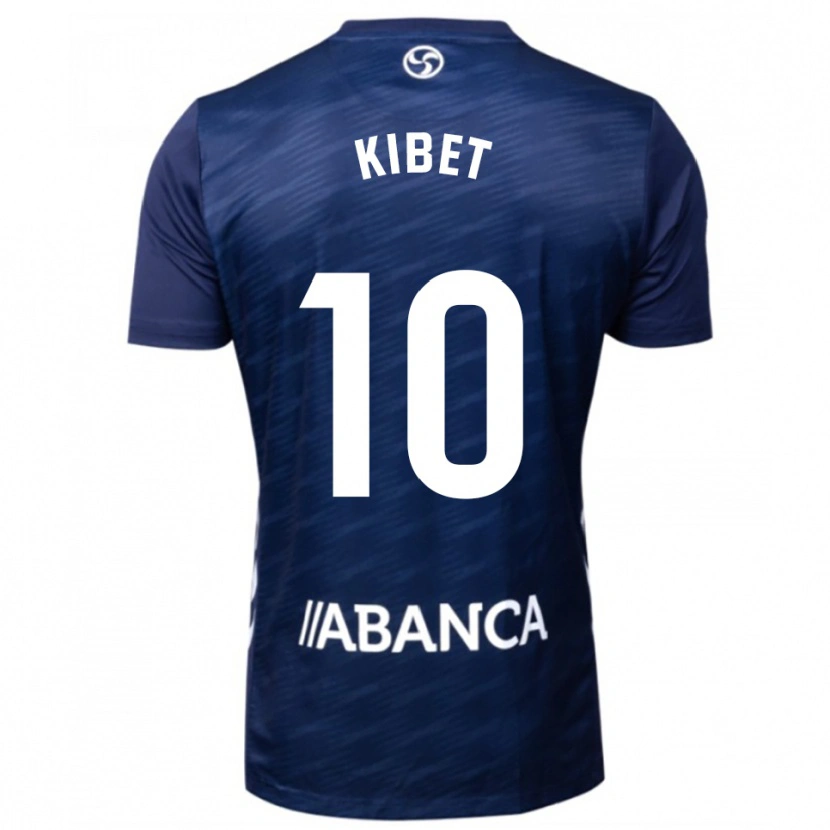 DanxenキッズAldrine Kibet#10紺白アウェイシャツ2025/26ジャージーユニフォーム