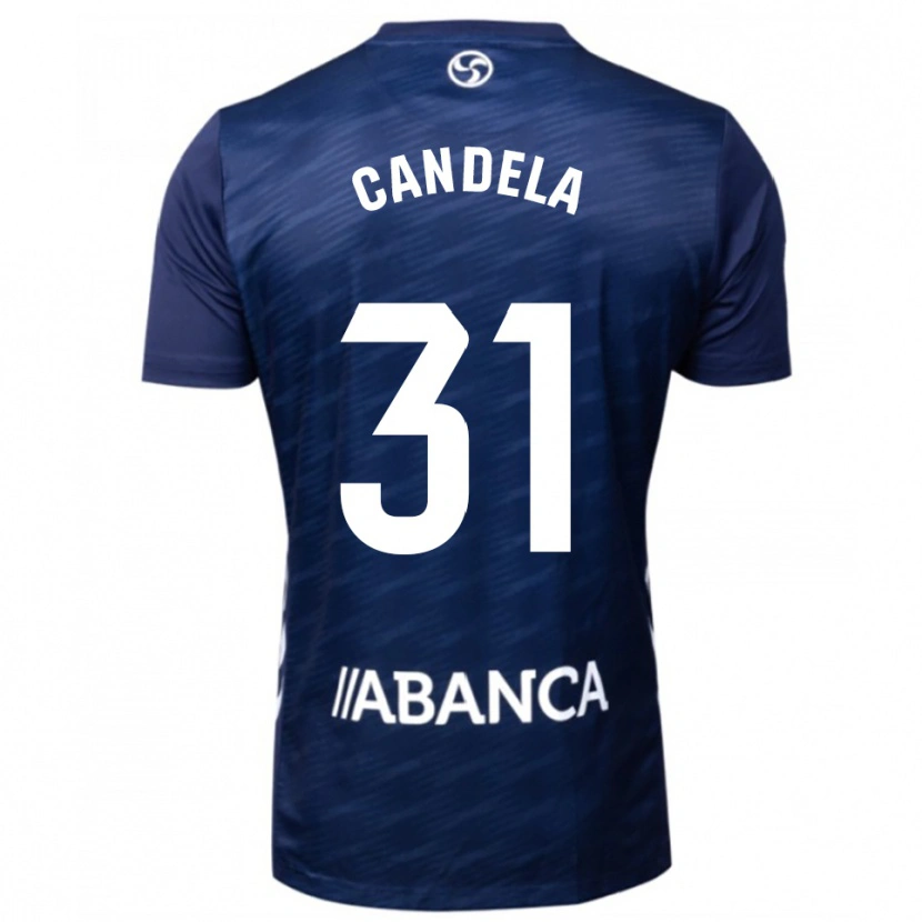 DanxenキッズCandela Rodríguez#31紺白アウェイシャツ2025/26ジャージーユニフォーム
