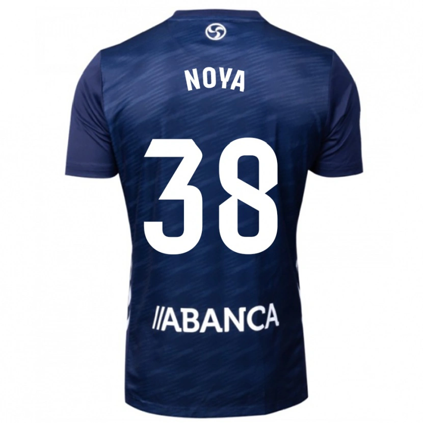 DanxenキッズDani Noya#38紺白アウェイシャツ2025/26ジャージーユニフォーム