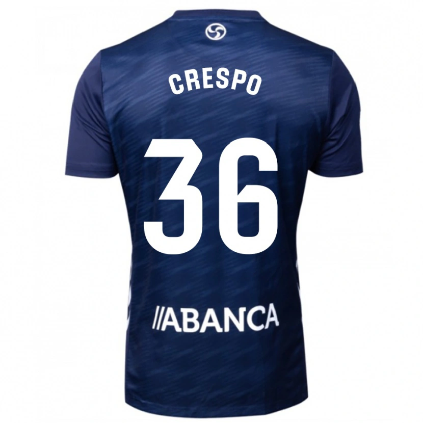 DanxenキッズYoel Crespo#36紺白アウェイシャツ2025/26ジャージーユニフォーム