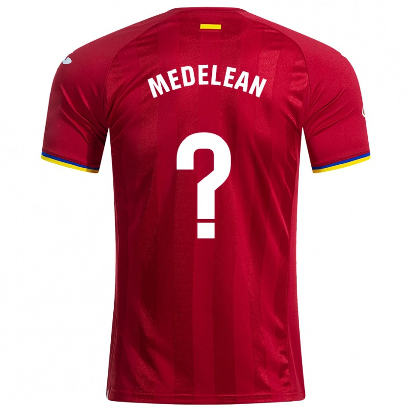 DanxenキッズValentin Medelean#0赤黄青アウェイシャツ2025/26ジャージーユニフォーム
