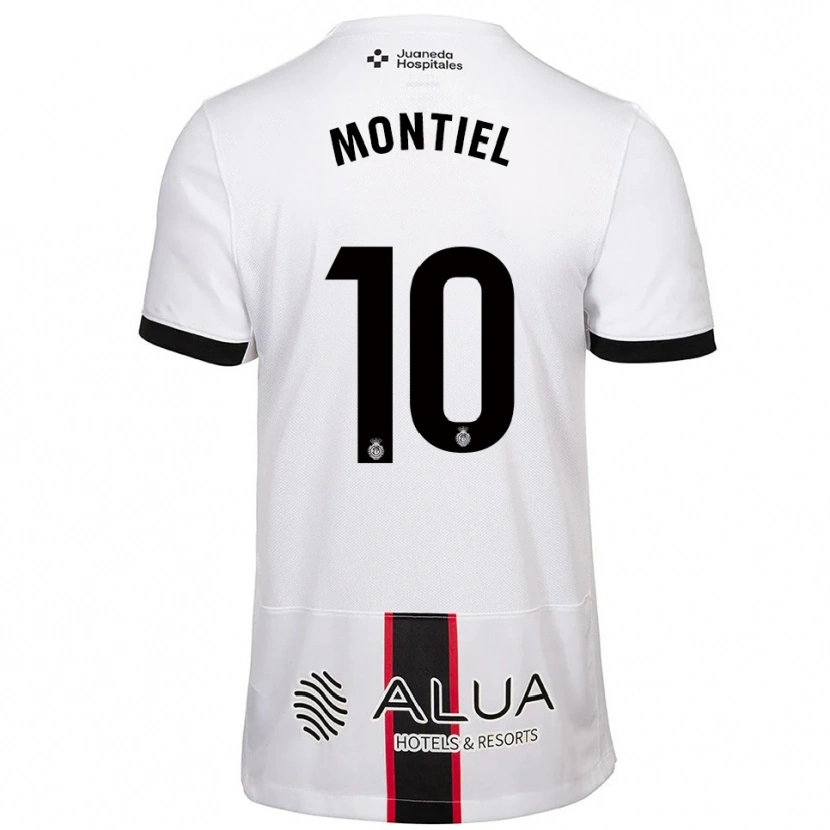 Danxenキッズルイス・モンティエル#10白黒アウェイシャツ2025/26ジャージーユニフォーム