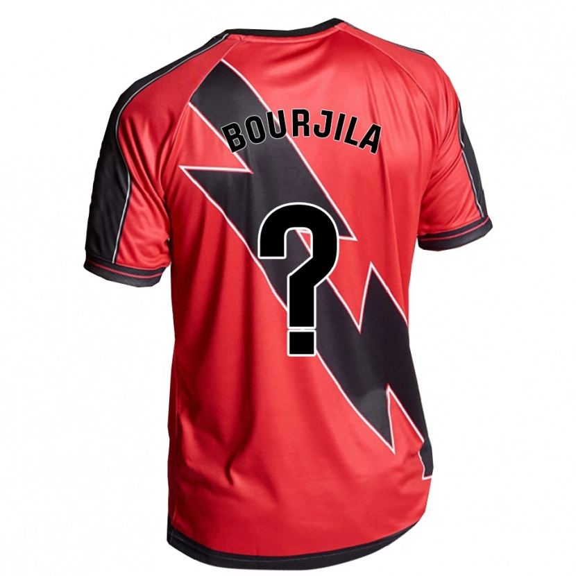 DanxenキッズYahya Bourjila#0赤黒アウェイシャツ2025/26ジャージーユニフォーム