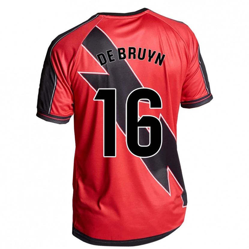 DanxenキッズGlenn De Bruyn#16赤黒アウェイシャツ2025/26ジャージーユニフォーム