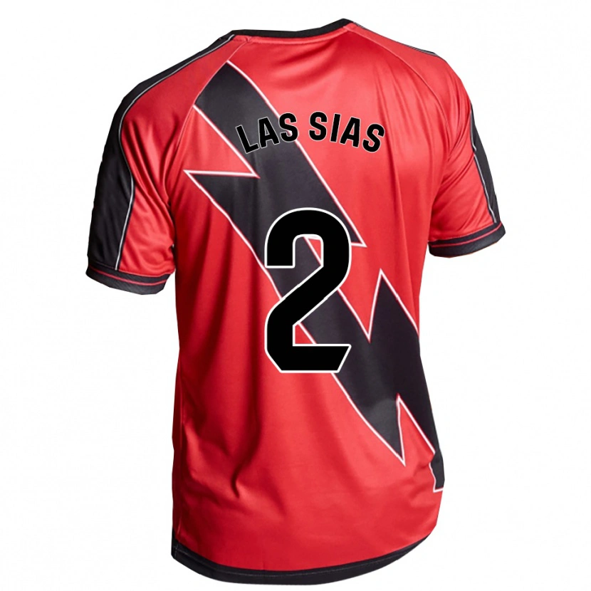 Danxenキッズマルコ・デ・ラス・シアス#2赤黒アウェイシャツ2025/26ジャージーユニフォーム