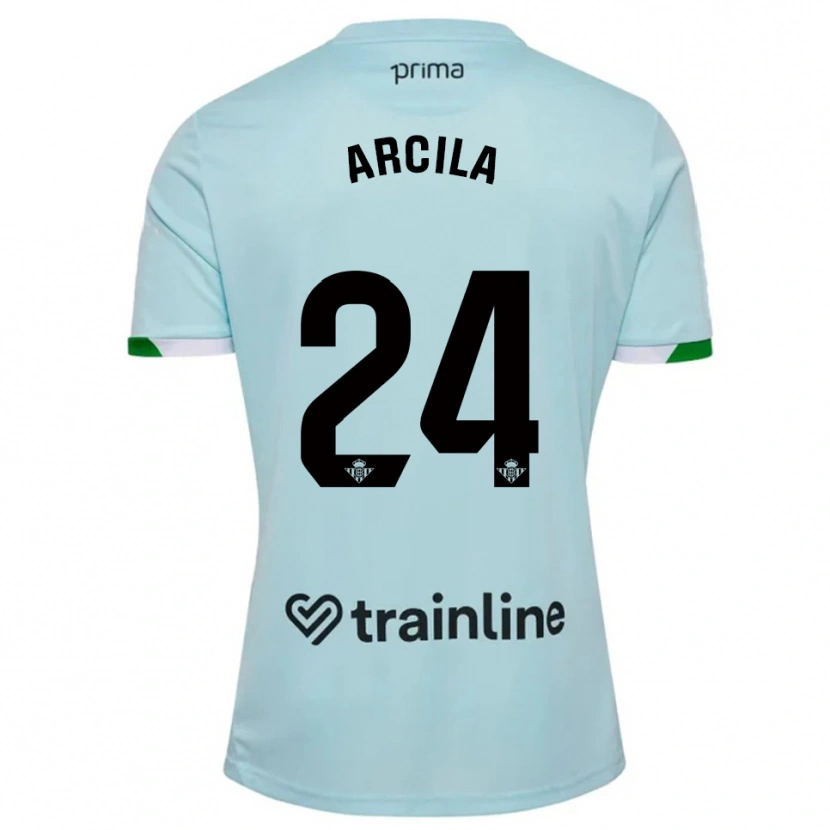 DanxenキッズJhon Arcila#24空色緑アウェイシャツ2025/26ジャージーユニフォーム