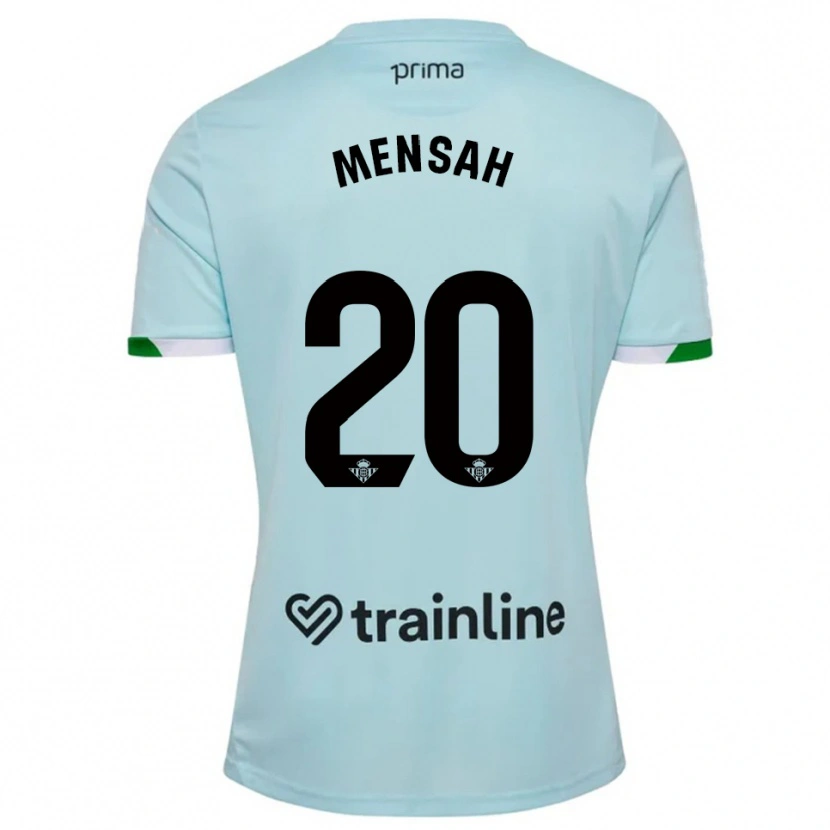 Danxenキッズマウリ・メンサー#20空色緑アウェイシャツ2025/26ジャージーユニフォーム