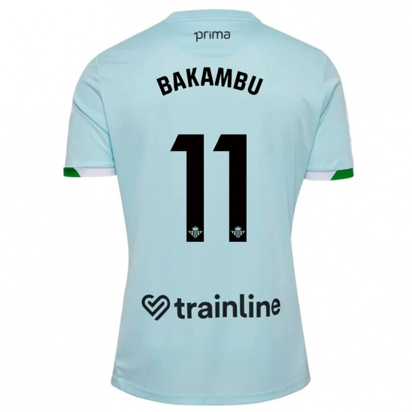 Danxenキッズセドリック・バカンブ#11空色緑アウェイシャツ2025/26ジャージーユニフォーム