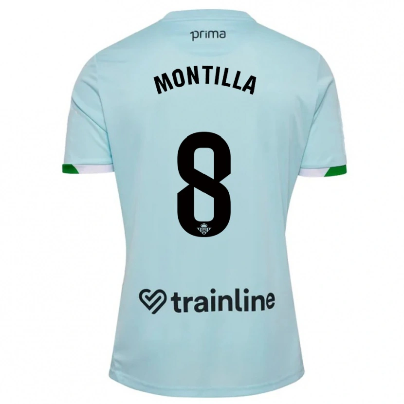DanxenキッズNatalia Montilla#8空色緑アウェイシャツ2025/26ジャージーユニフォーム