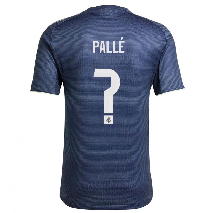 DanxenキッズJoel Pallé#0紺銀アウェイシャツ2025/26ジャージーユニフォーム