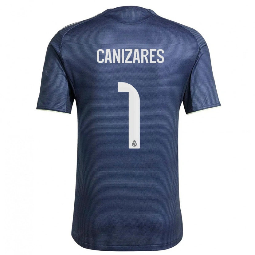 Danxenキッズルーカス・カニサレス#1紺銀アウェイシャツ2025/26ジャージーユニフォーム